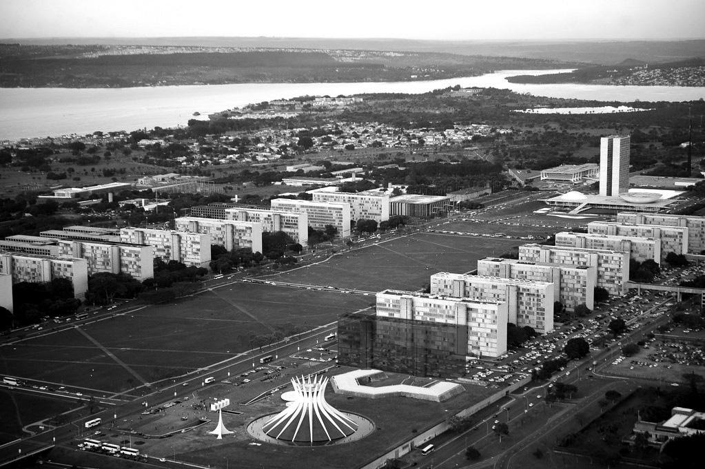 Esplanada dos Ministerios, Brasilia. Photo courtesy of the Storefront for Art and Architecture. 