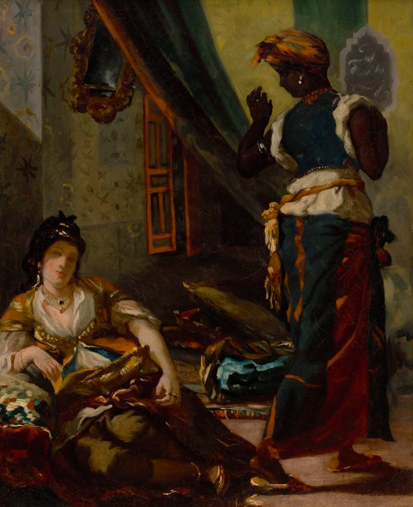Eugène Delacroix, Women of Algiers in Their Apartment (1833–34). Courtesy of the Museum of Fine Arts, Houston.