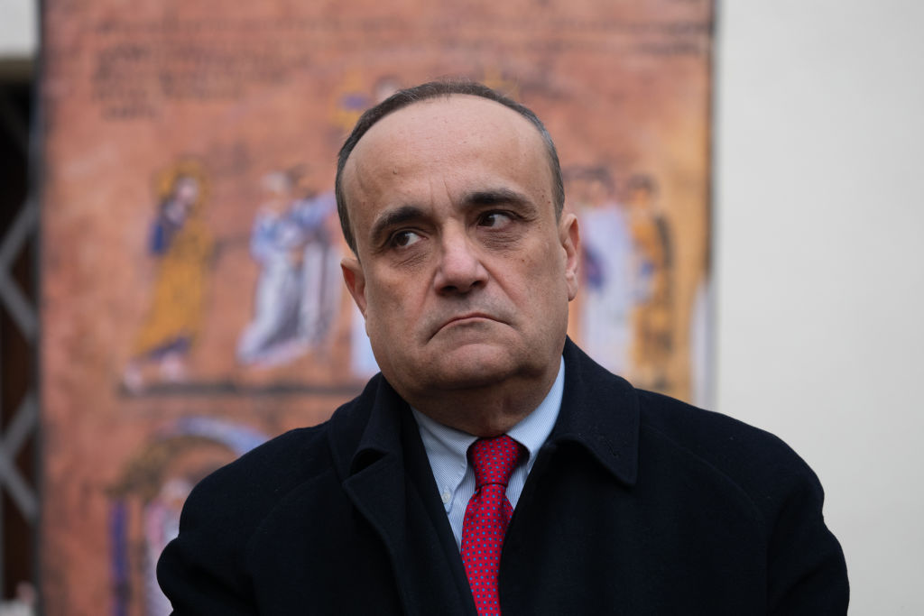 Italy's Minister for Cultural Heritage Alberto Bonisoli. Photo by Alfonso Di Vincenzo/KONTROLAB /LightRocket via Getty Images.