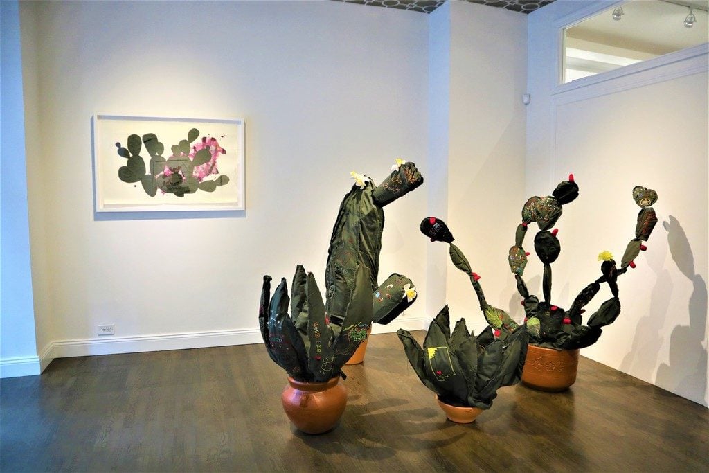 Installation view Engendering New Landscapes. Courtesy of Ruiz-Healy Art. 