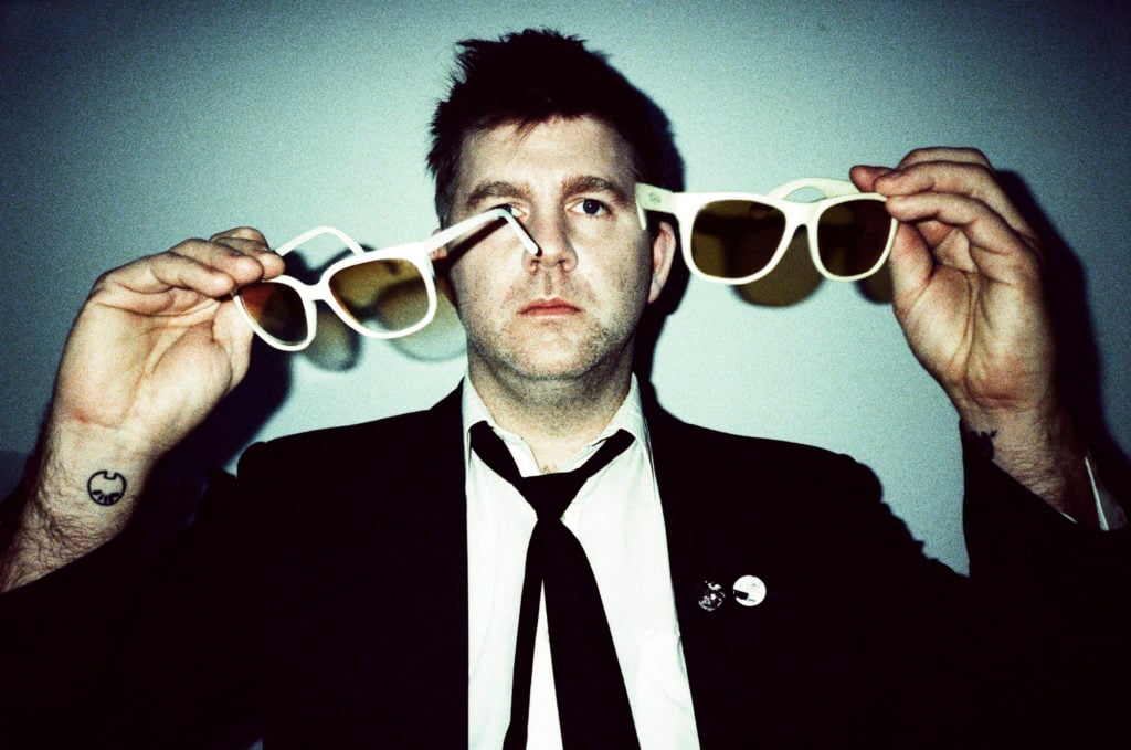 James Murphy of LCD Soundsystem fame DJ's the Kitchen's first Benefit Night party of 2019. Courtesy of the Kitchen.