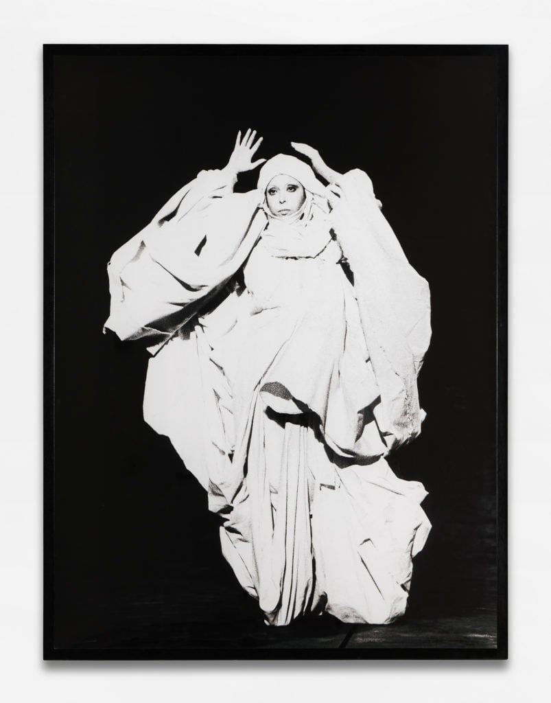 ORLAN, <em>Vierge blanche sortant du noir</em> (1978). Photo ©A. Mole, courtesy of Ceysson & Bénétière.