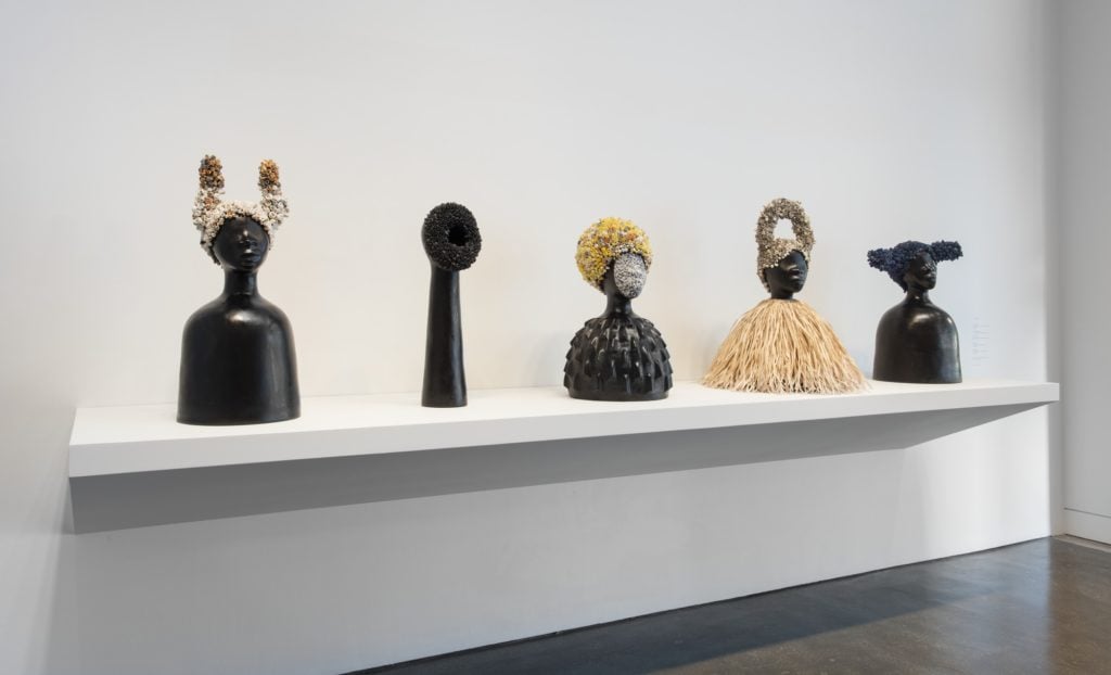 Installation view of Simone Leigh at the Hammer Museum. Photo: Brian Forrest.