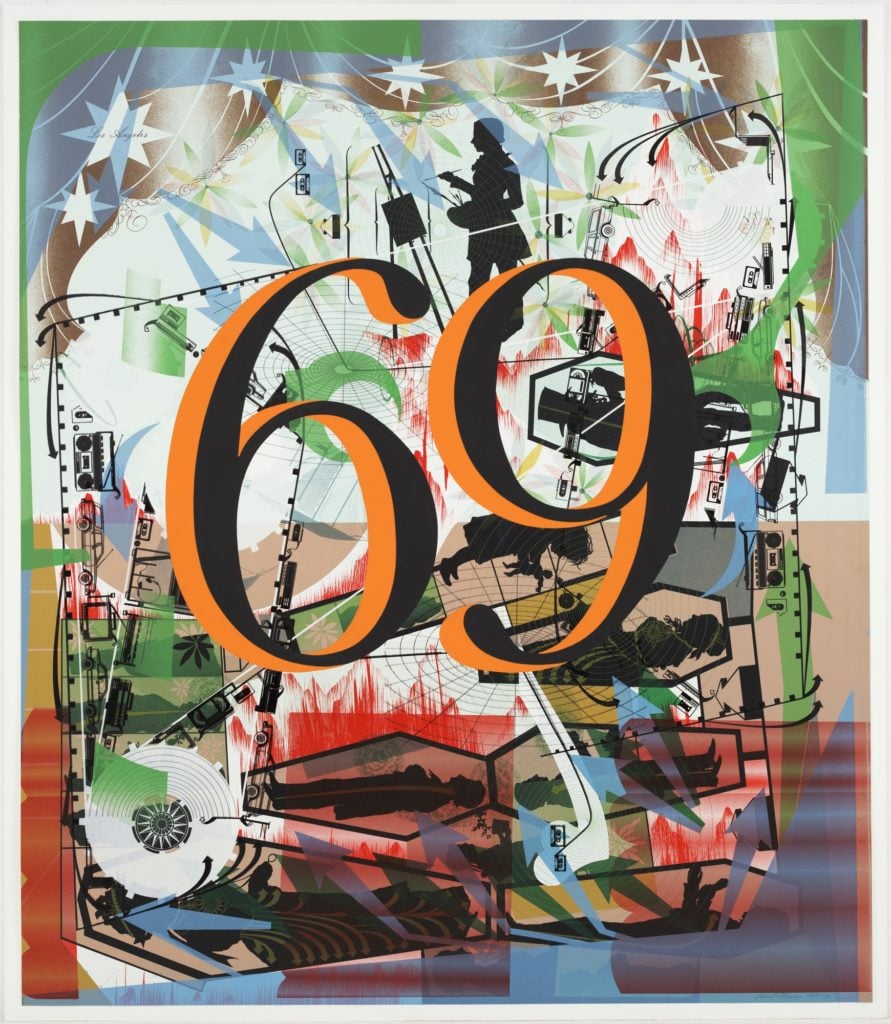 Lari Pittman, <i>Untitled</i> (1989-90). Courtesy of Regen Projects. 