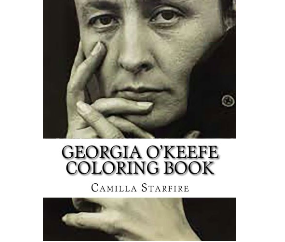 The cover image for the "Georgia O'Keefe Coloring Book," one of the key pieces of evidence that we live between multiple dimensions.
