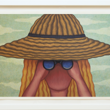 Julie Curtiss, Voyeuse (2018). Courtesy of the artist and Various Small Fires.