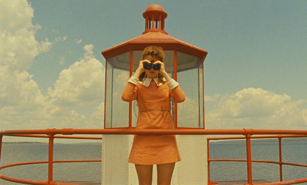 Kara Hayward in Wes Anderson's <em>Moonrise Kingdom</em>. Film still courtesy of Focus Features.