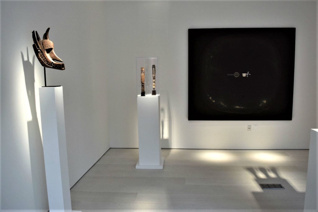 Installation view of Pace African & Oceanic Art gallery at the new Pace gallery.