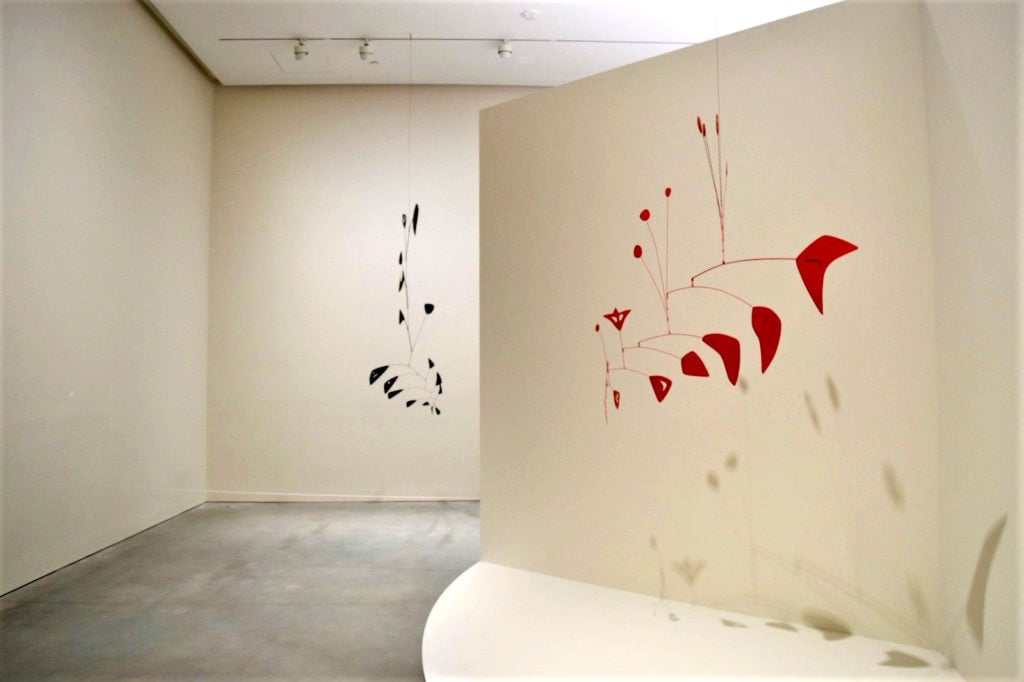 "Calder: Small Sphere and Heavy Sphere" at the new Pace gallery.