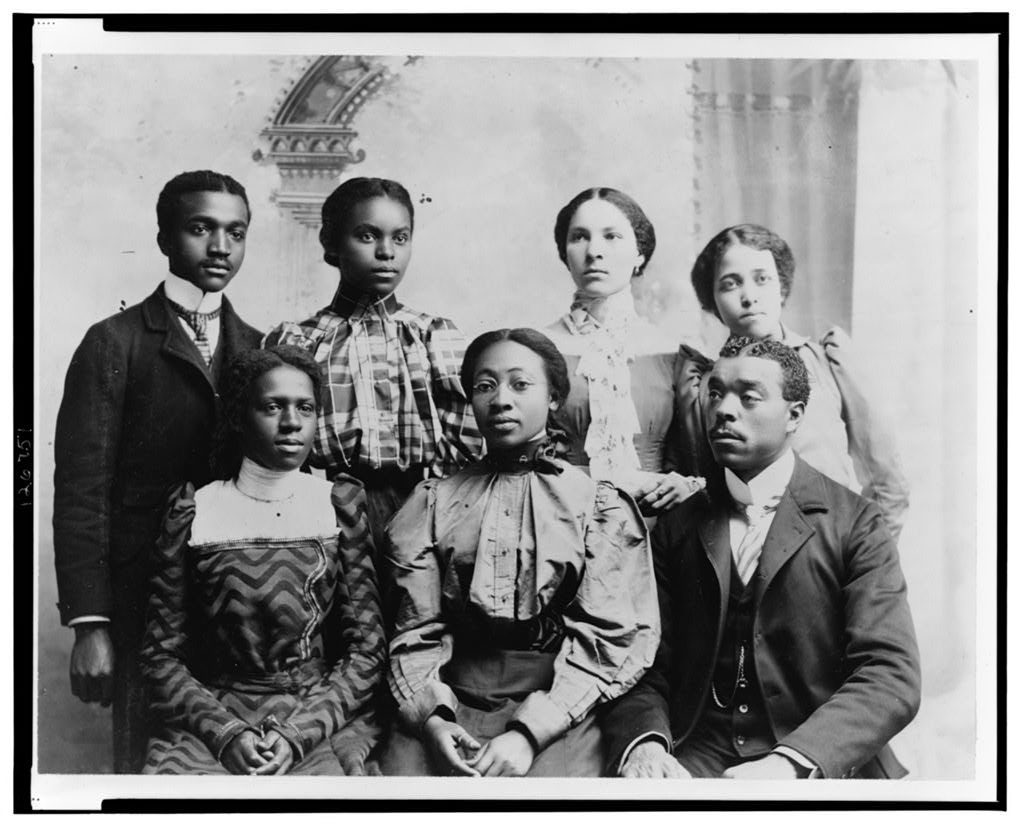 Roger Williams University, Nashville, Tennessee, normal class (1899). This photo was included in "American Negro," presented by W.E.B. Dubois at the 1900 Paris Exhibition. Photo courtesy of the Library of Congress Prints and Photographs Division Washington, DC.