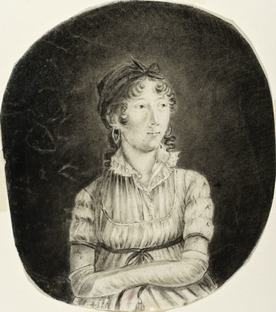 Anne Marguérite Joséphine Henriette Rouillé de Marigny, Baroness Hyde de Neuville, <i> Self-Portrait</i> (circa 1800–10) Image courtesy of the New-York Historical Society, Purchase, 1953.238