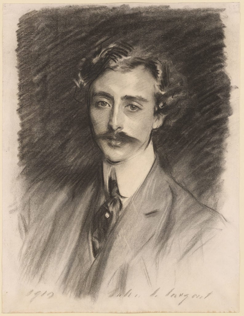 John Singer Sargent, <i>Portrait of Ernest Schelling (1876-1939)</i> (1910). Courtesy of the Morgan Library & Museum. 