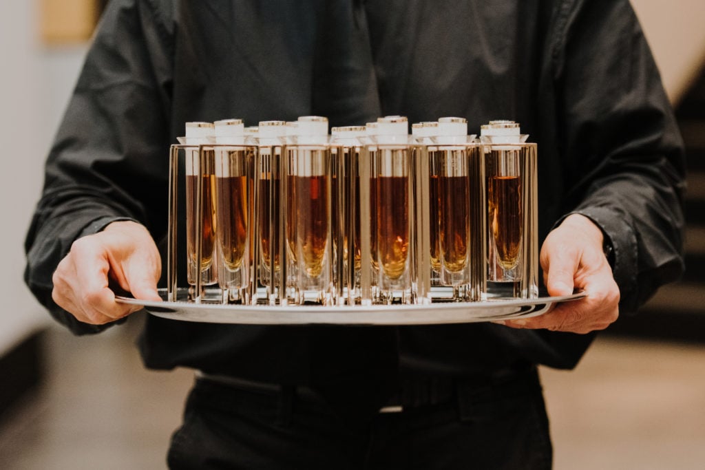Vials of Hennessy Paradis Imperial for the tasting. Photo courtesy Lauren Colchamiro.