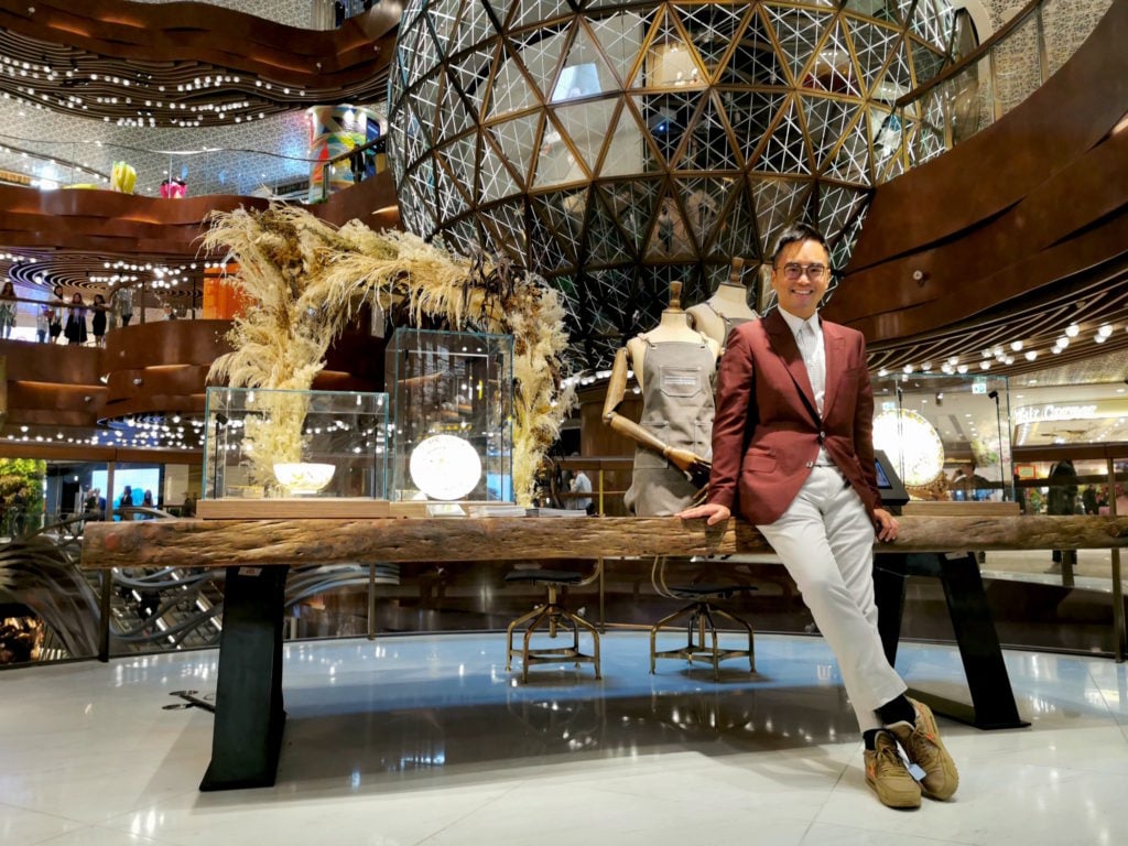 Adrian Cheng, founder of K11 Group, inside his new K11 Musea. Courtesy of K11 Musea.