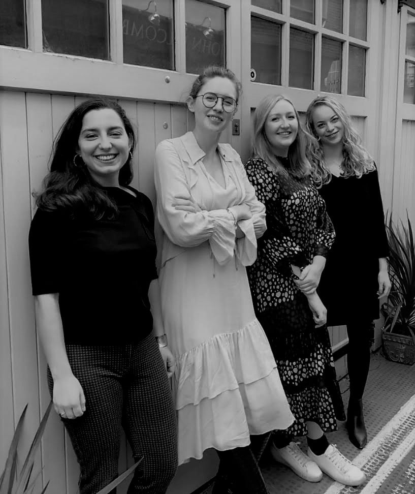 From left to right: Alix d'Agay, Sales and Advisory; Nat Rubinstein, Head of Sales and Advisory; Jenny Shepherd, Head of Marketing; and Charlotte Bearn, Managing Director.