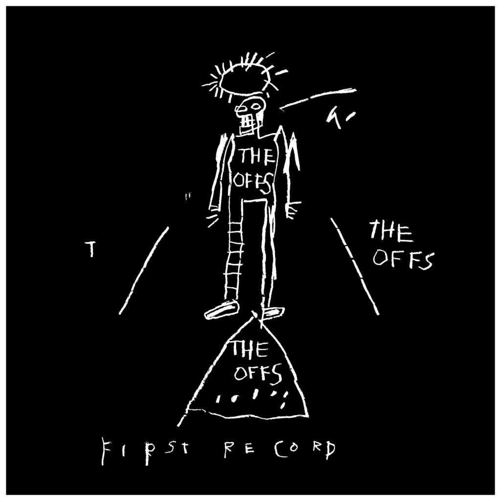 Basquiat's 1984 design for the cover of The Off's First Album.