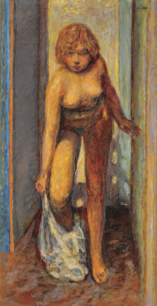 Pierre Bonnard, <em>Femme se déshabillant<em>, from the collection of Andrea Klepetar-Fallek, is expected to fetch $1.5 million–2.5 million at auction. Courtesy of Sotheby's New York. 