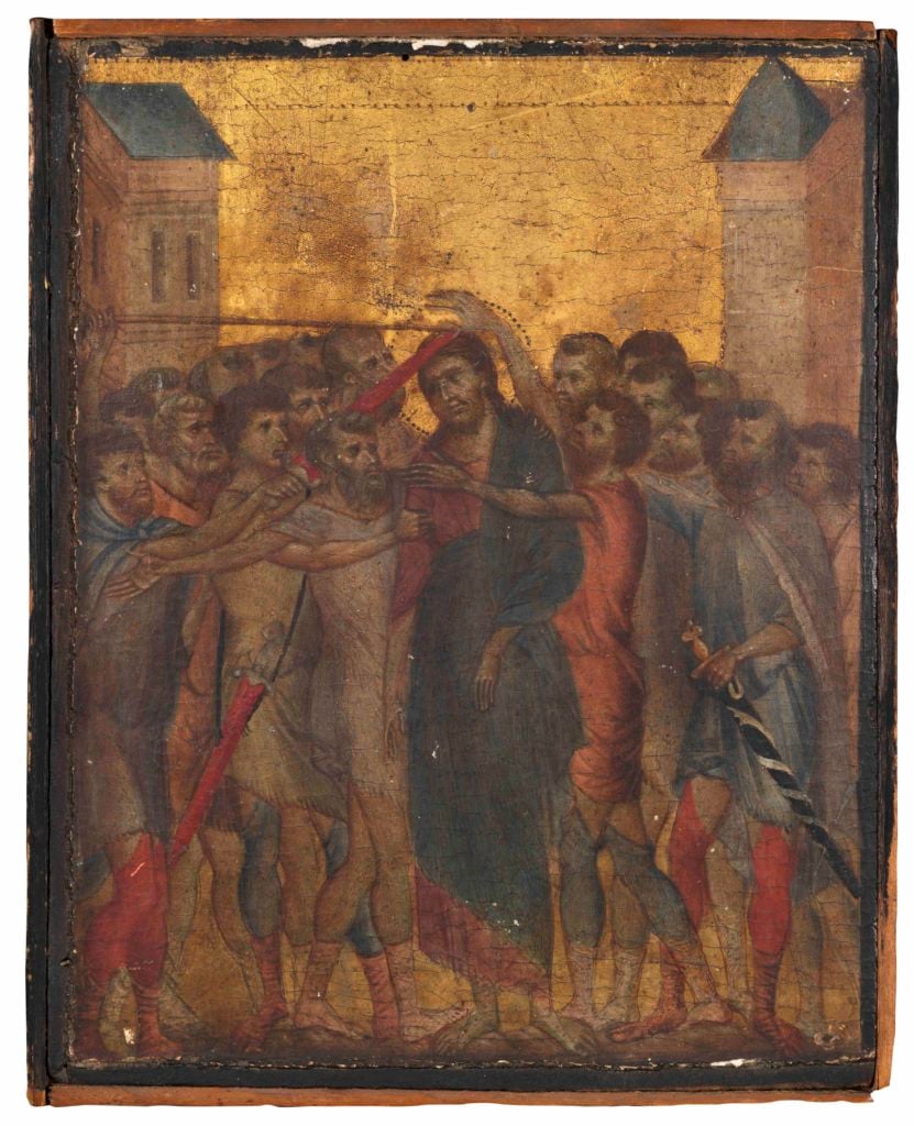Cimabue, The Mocking of Christ. Photo courtesy ACTEON Senlis.
