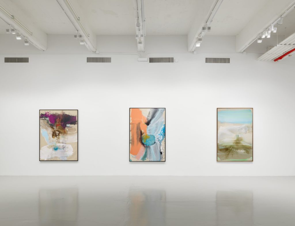 Installation view, ‘Ed Clark Paintings 2000 – 2013,’ Hauser & Wirth New York, 22nd Street, 2019. © Ed Clark. Courtesy the artist and Hauser & Wirth. Photo: Dan Bradica.