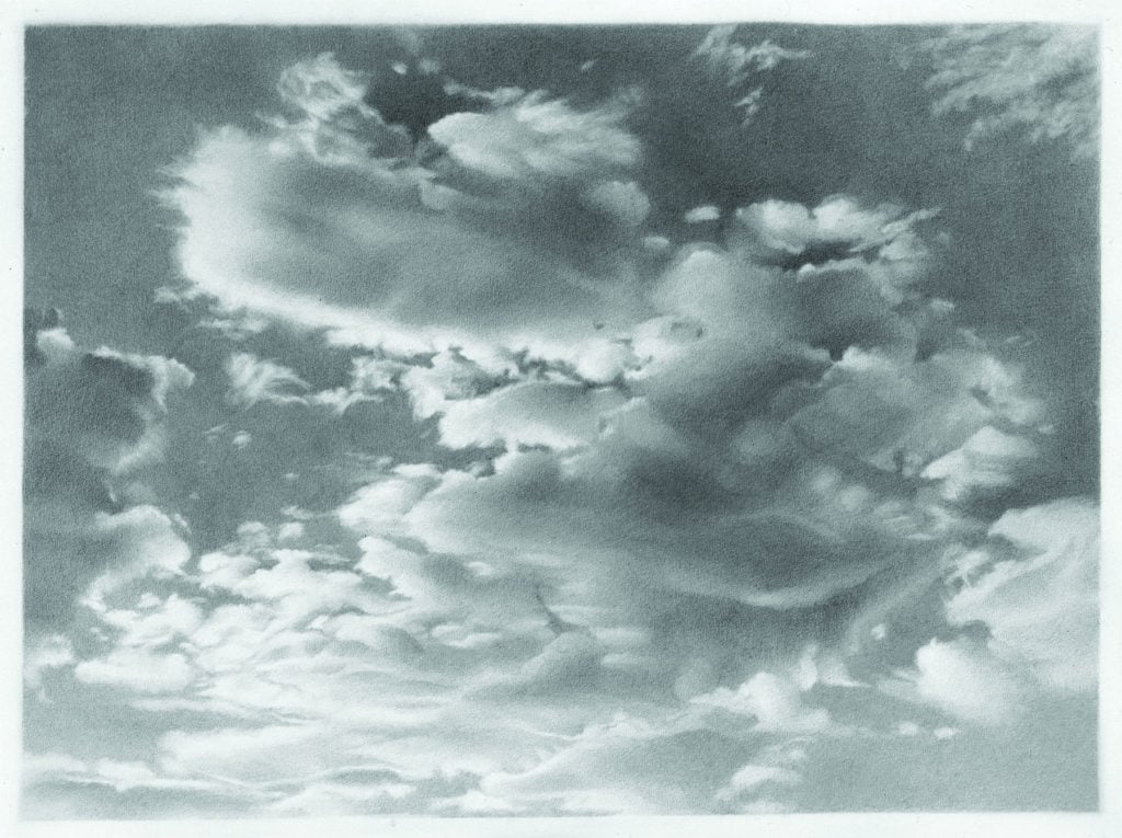 Vija Celmins, <em>Clouds</em> (1968). Collection of Eba and Jerry Sohn © Vija Celmins, courtesy the artist and Matthew Marks Gallery. 