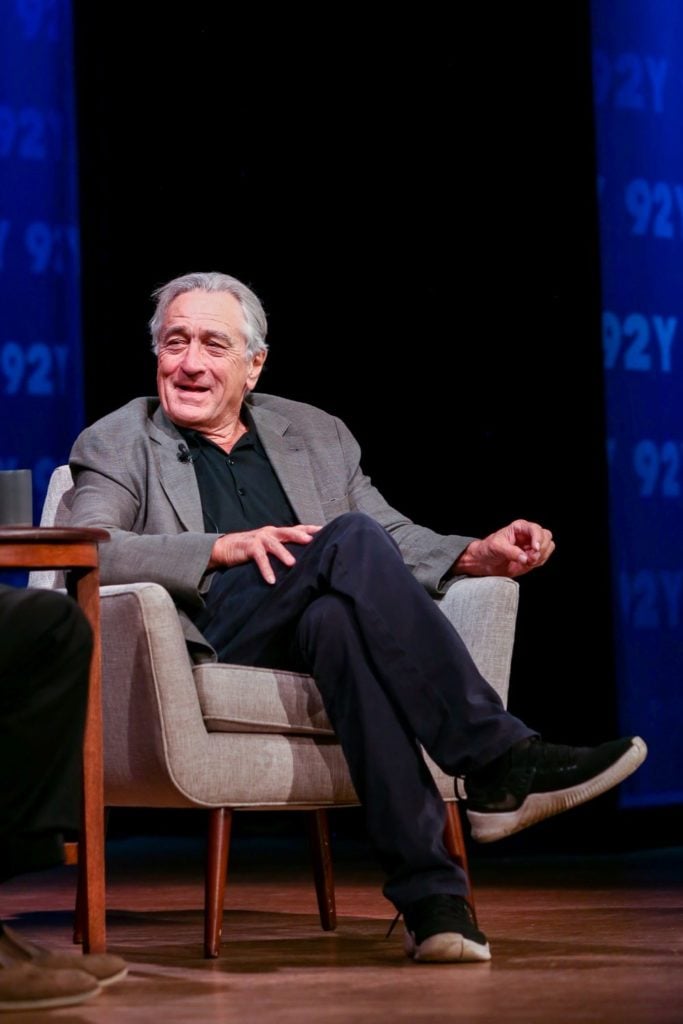 Robert de Niro at the 92nd Street Y. Photo: Andrea Klerides/Michael Priest Photography