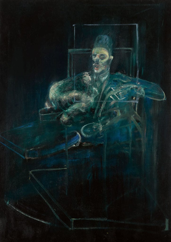 Francis Bacon, Pope (1958). Courtesy of Sotheby's.