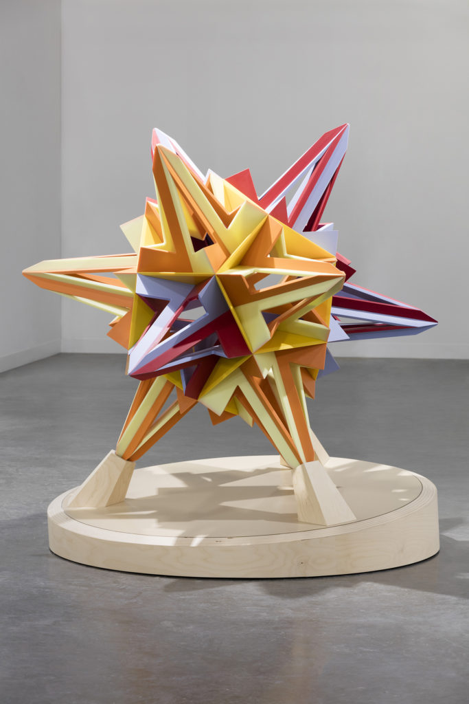 Frank Stella, <i>Corian Star II</i> (2017). Courtesy of the artist and Marianne Boesky Gallery, New York and Aspen. © 2019 Frank Stella / Artists Rights Society (ARS), New York.