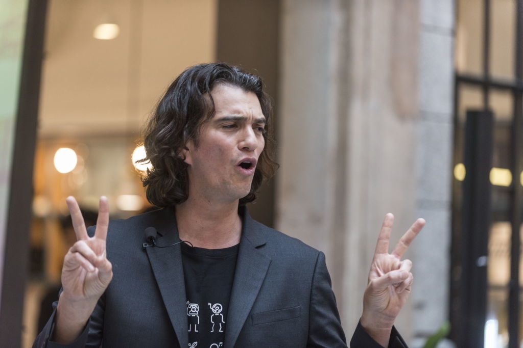 Adam Neumann, co-founder and deposed chief executive officer of WeWork. (Photo by Jackal Pan/Visual China Group via Getty Images)