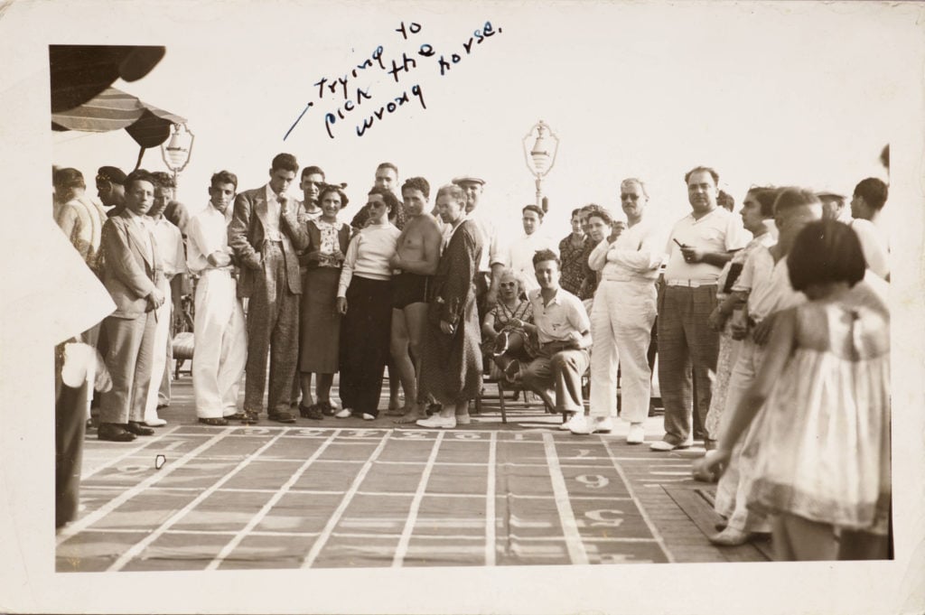 J.D. Salinger on the deck of the M.S. Kungsholm (1941). Courtesy of the the New York Public Library, Astor Lenox and Tilden Foundations, and the J.D. Salinger Trust.