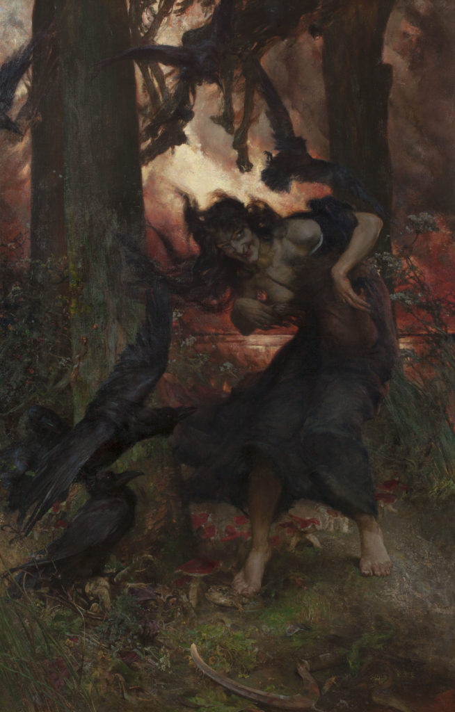 Edgar Bundy, <em>A Witch</em> (1896). Courtesy of Ambrose Naumann Fine Art. 