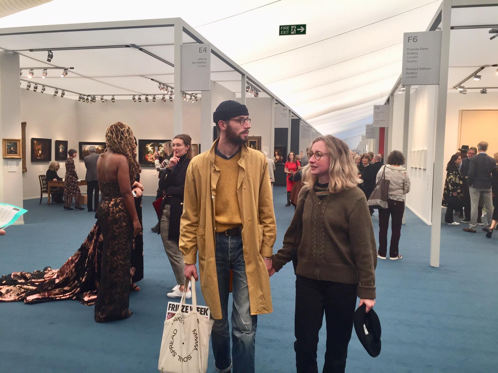 The scene at Frieze Masters. Photo: Naomi Rea.