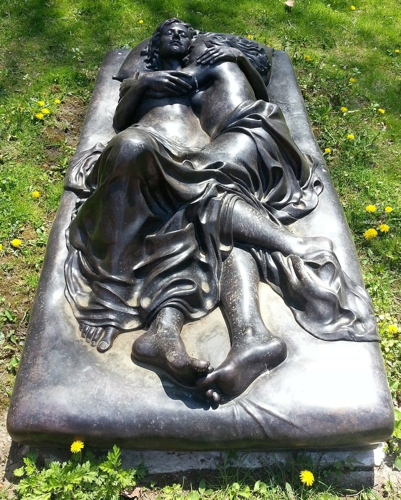Patricia Cronin's “Memorial to a Marriage” at Woodlawn Cemetery, Bronx. 