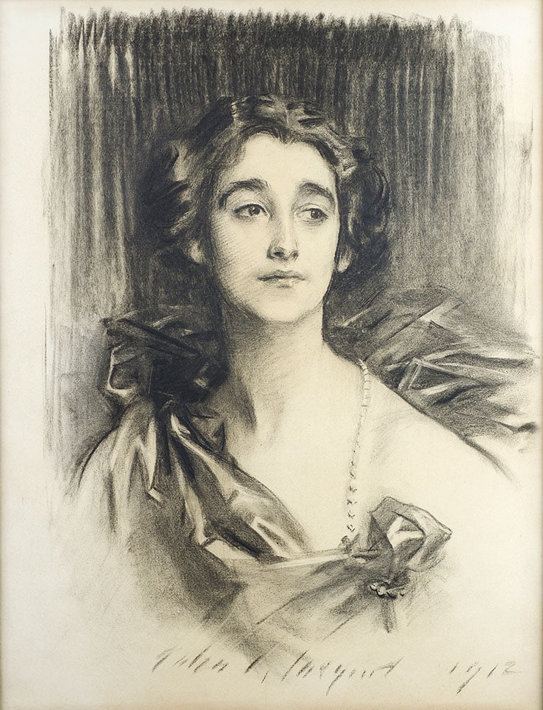 John Singer Sargent, Sybil Sassoon(1912). Courtesy of the Morgan Library & Museum.