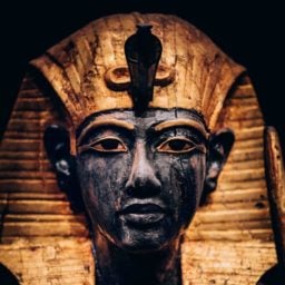 King Tut Statue Egyptian Pharaoh Tutankhamen Sarcophagus Figure Egypt Home Decor