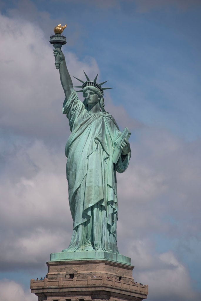 The Statue of Liberty. Courtesy of the U.S. Department of the Interior, National Park Service, Statue of Liberty National Monument and Ellis Island