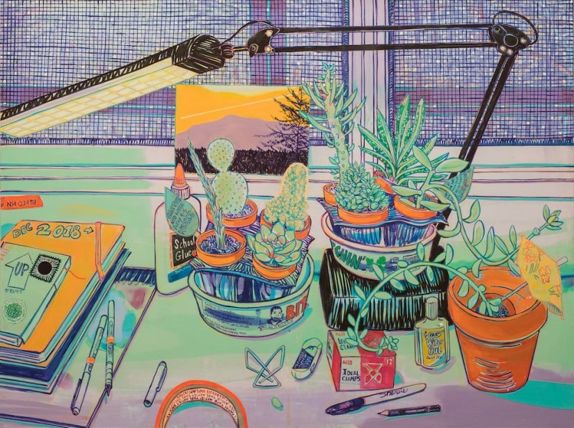 Hope Gangloff, <em>From MacDowell With Lurve</em> (2019). Courtesy of Susan Inglett Gallery. 