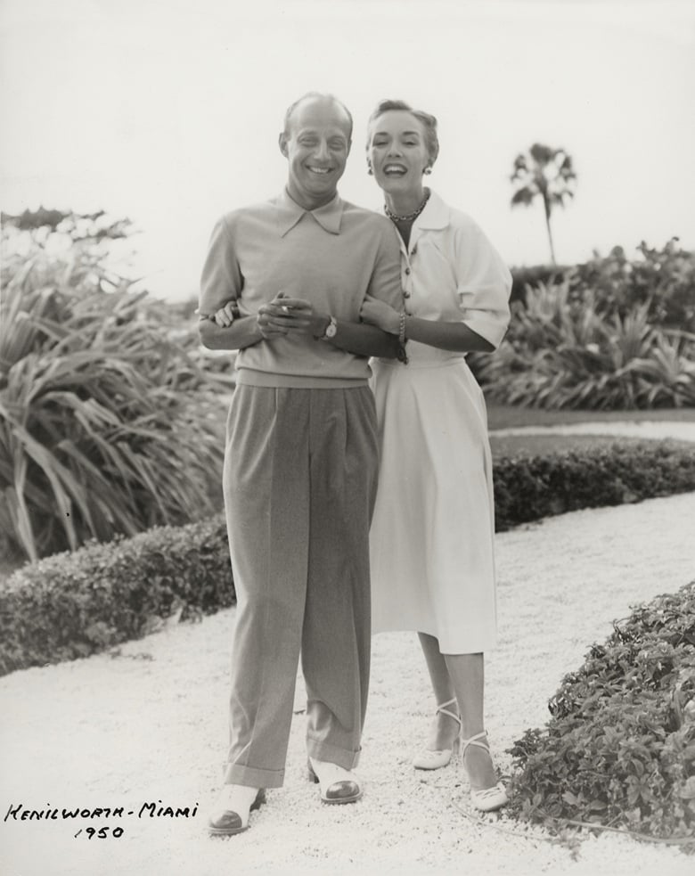 James and Marilynn Alsdorf, pictured in Miami in 1950. Photo courtesy of Christie's, via the consignor.