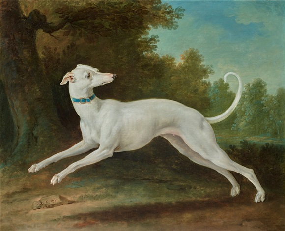 Jean-Baptiste Oudry, White Greyhound (1748). Courtesy of Didier Aaron.