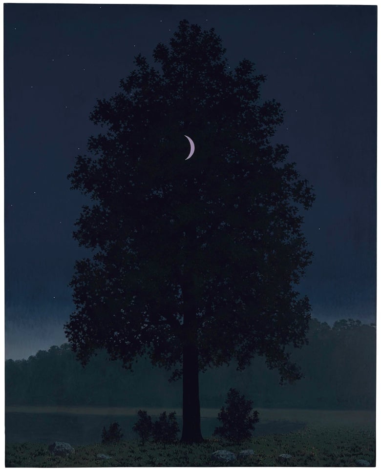 René Magritte, Le seize septembre (1957), estimated to see at $7 million–$9 million. Courtesy of Christie’s in New York.