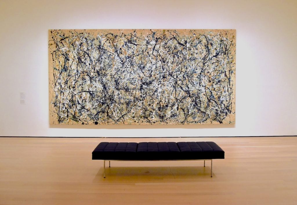 Jackson Pollock, <em>One: Number 31, 1950</em> (1950). Image: Ben Davis.