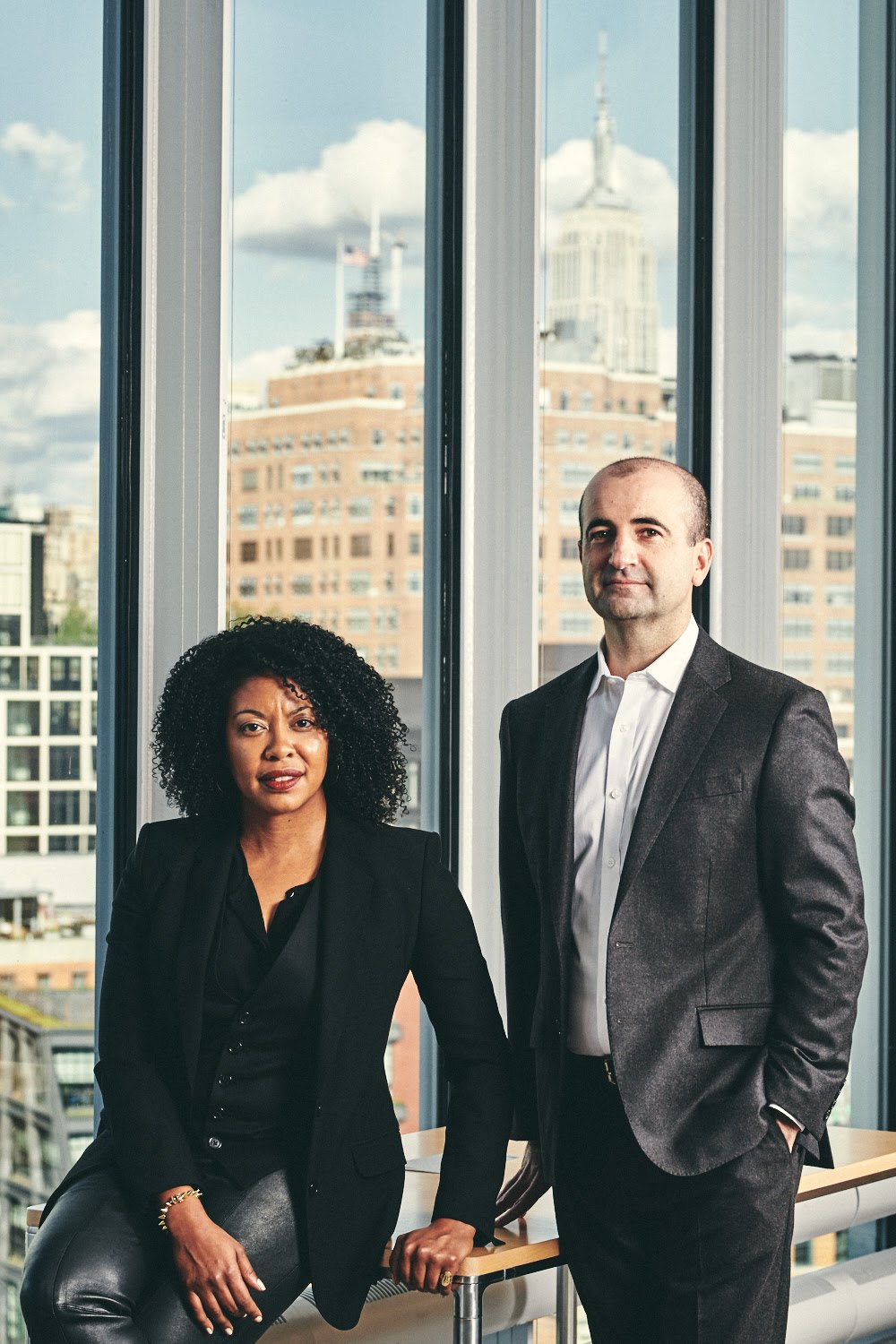 Whitney Curators Adrienne Edwards and David Breslin. Photo by Bryan Derballa.