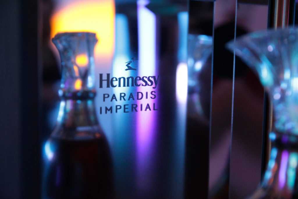 Hennessy Paradis Imperial at Phillip K. Smith's Palm Desert dinner. Photo courtesy Quinn P. Smith.