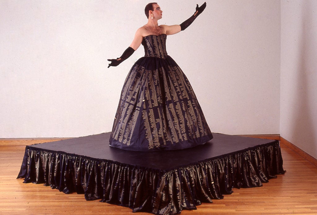 Hunter Reynolds, <i>The Memorial Dress</i> (1993). Photo: Charles Mayer. Courtesy of PPOW.