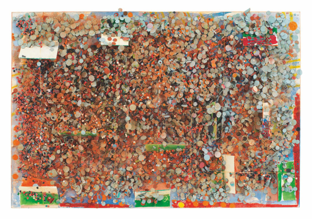 Howardena Pindell, Untitled #84 (1977). Photo courtesy the artist and Garth Greenan Gallery, New York.