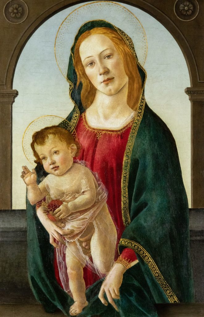 Madonna and Child newly attributed to Botticelli and workshop on Britain's Lost Masterpieces. National Museums of Wales.