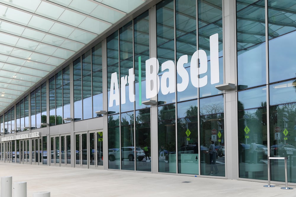 The Miami Beach Convention Center, where Art Basel take place each June, is currently a hospital and coronavirus testing site. Image courtesy of Art Basel.