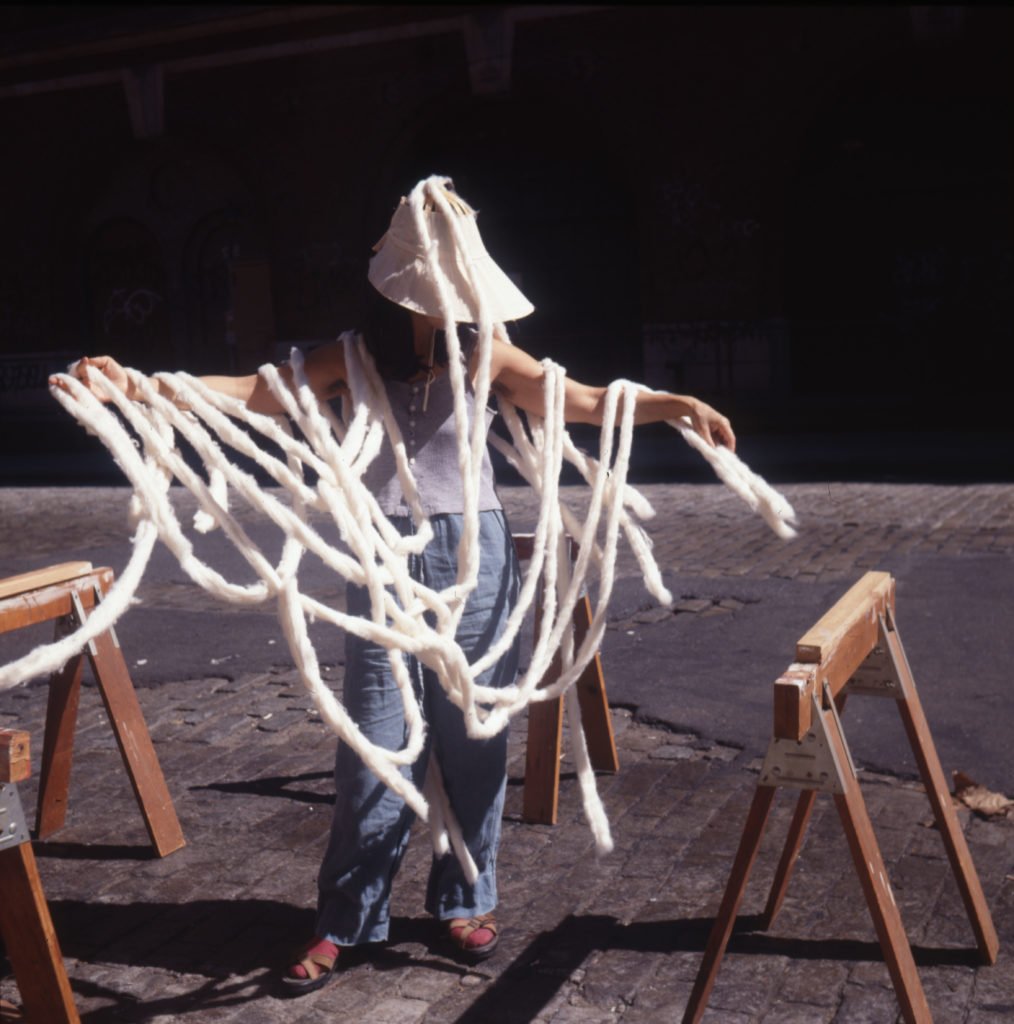 Cecilia Vicuña, <i>Cloud Net</i> (1999). Courtesy of the artist and Lehmann Maupin, New York, Hong Kong, and Seoul.