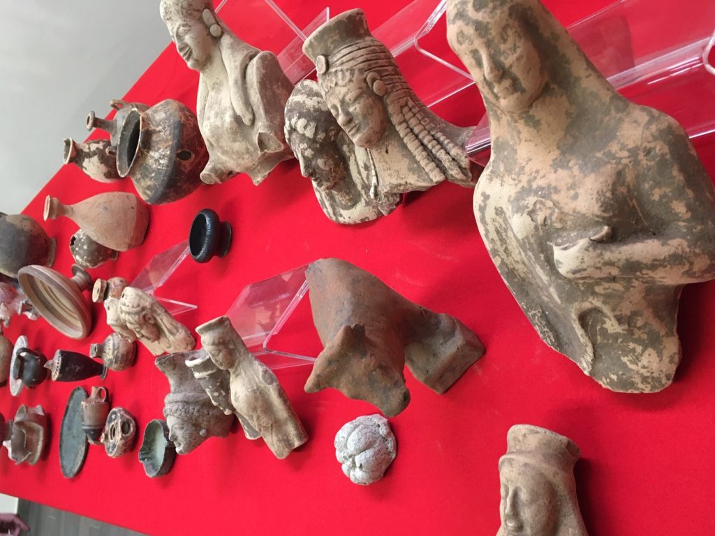 Stolen archaeological artifacts recovered by the Italian Carabinieri. Courtesy of Europol.