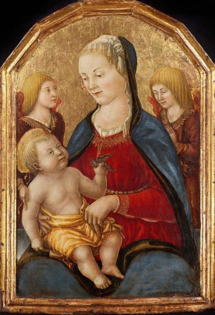 <i>Familiare del Boccati Madonna and Child</i> (circa 1460-1480). Courtesy of Casoli de Luca. 