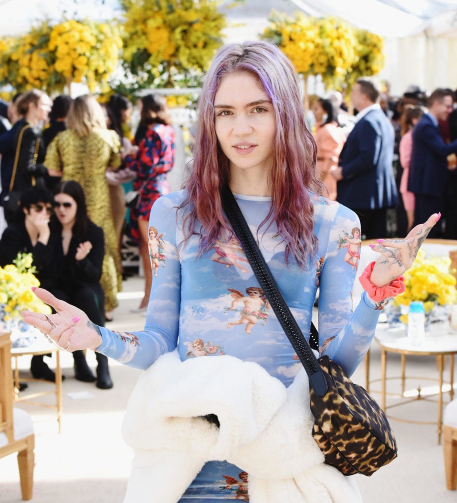 Grimes in Los Angeles in 2019. (Photo by Vivien Killilea/Getty Images for Roc Nation )